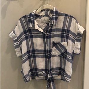 Plaid Rails Button Down